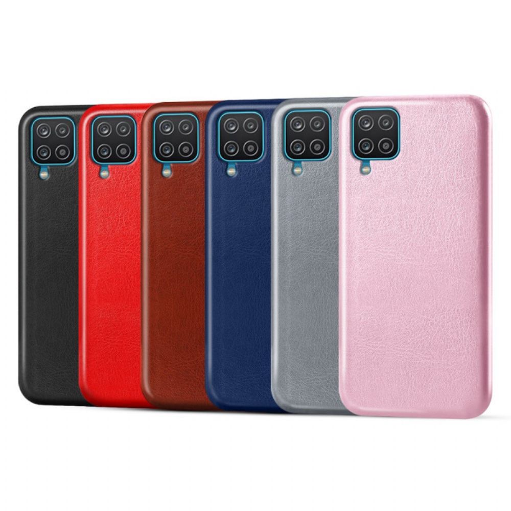 Hoesje voor Samsung Galaxy A12 / M12 Ksq Leereffect