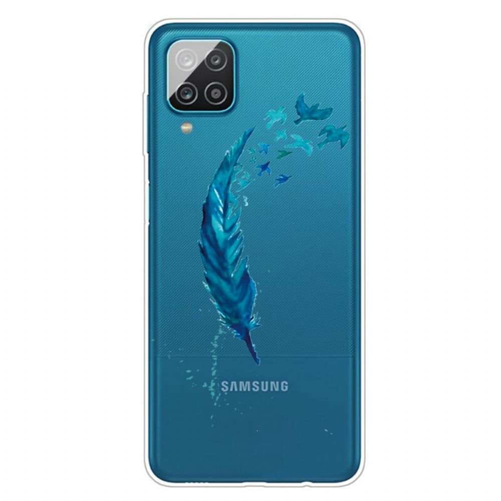 Hoesje voor Samsung Galaxy A12 / M12 Mooie Veer