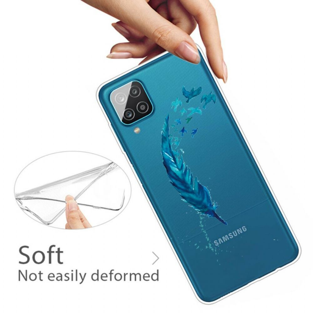 Hoesje voor Samsung Galaxy A12 / M12 Mooie Veer