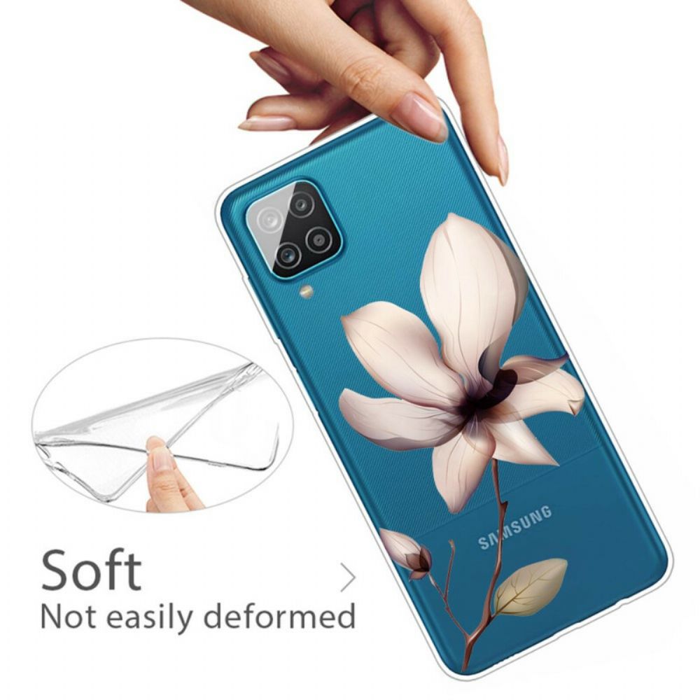 Hoesje voor Samsung Galaxy A12 / M12 Premium Bloemen