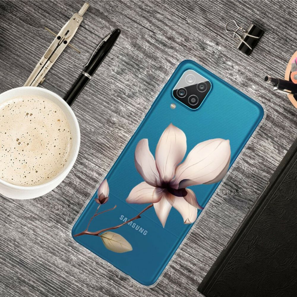 Hoesje voor Samsung Galaxy A12 / M12 Premium Bloemen