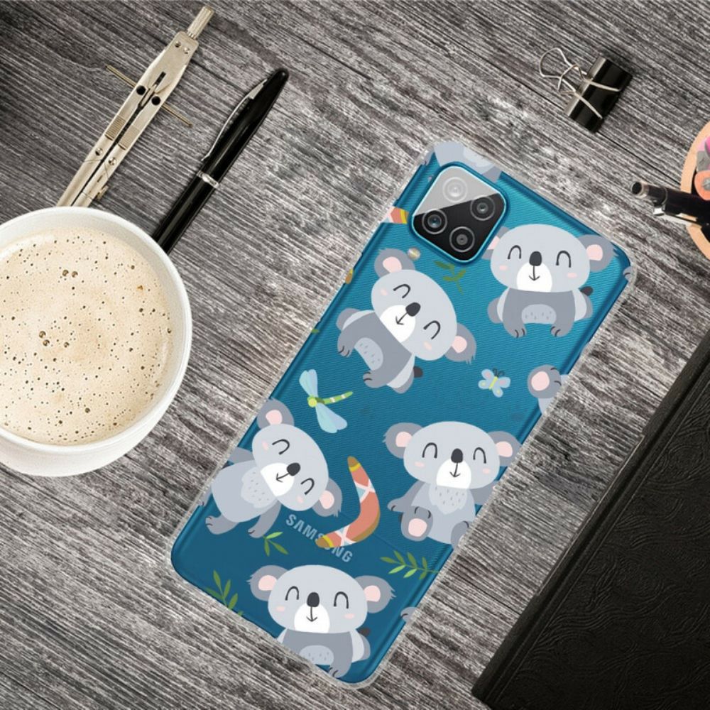 Hoesje voor Samsung Galaxy A12 / M12 Schattige Koala's