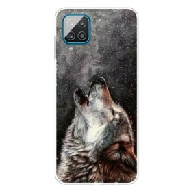 Hoesje voor Samsung Galaxy A12 / M12 Sublieme Wolf