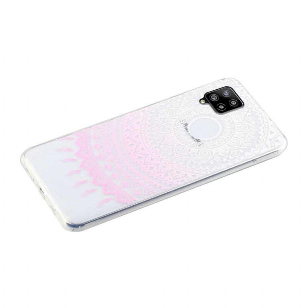 Hoesje voor Samsung Galaxy A12 / M12 Transparante Gekleurde Mandala