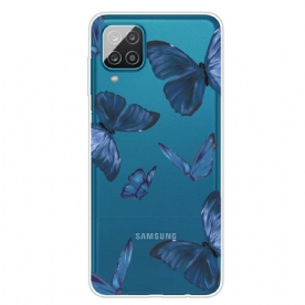 Hoesje voor Samsung Galaxy A12 / M12 Wilde Vlinders