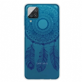 Telefoonhoesje voor Samsung Galaxy A12 / M12 Enkelvoudige Bloemenmandala