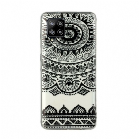 Telefoonhoesje voor Samsung Galaxy A12 / M12 Naadloze Bloemen Mandala