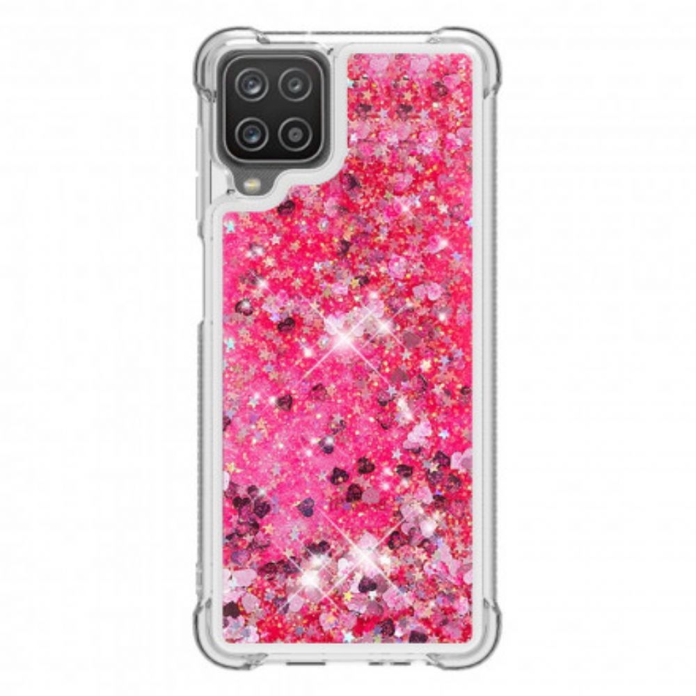 Telefoonhoesje voor Samsung Galaxy A12 / M12 Verlangen Glitter