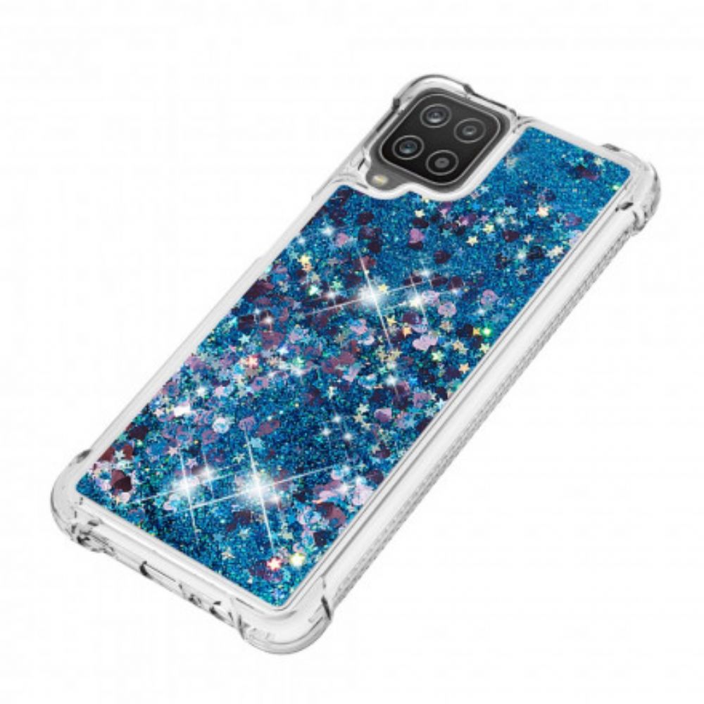 Telefoonhoesje voor Samsung Galaxy A12 / M12 Verlangen Glitter