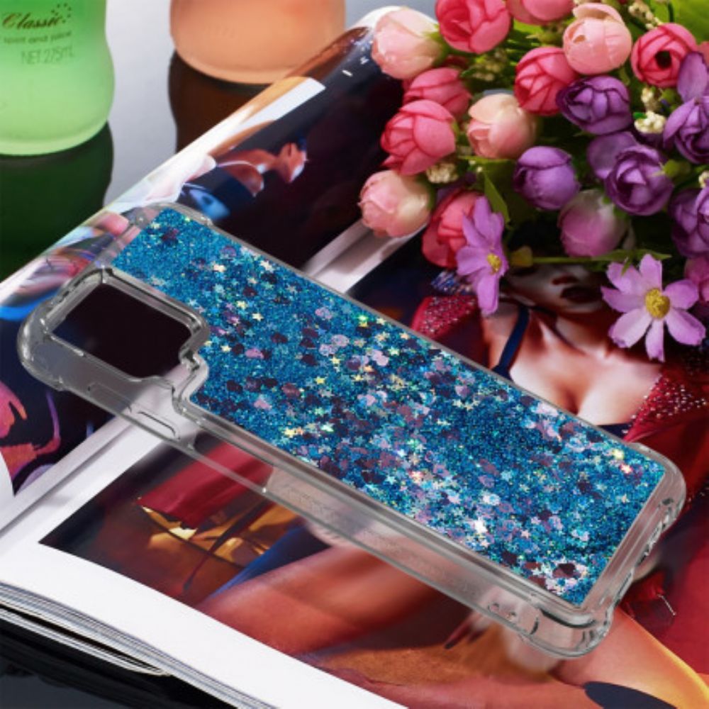 Telefoonhoesje voor Samsung Galaxy A12 / M12 Verlangen Glitter