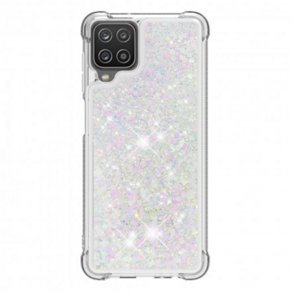 Telefoonhoesje voor Samsung Galaxy A12 / M12 Verlangen Glitter