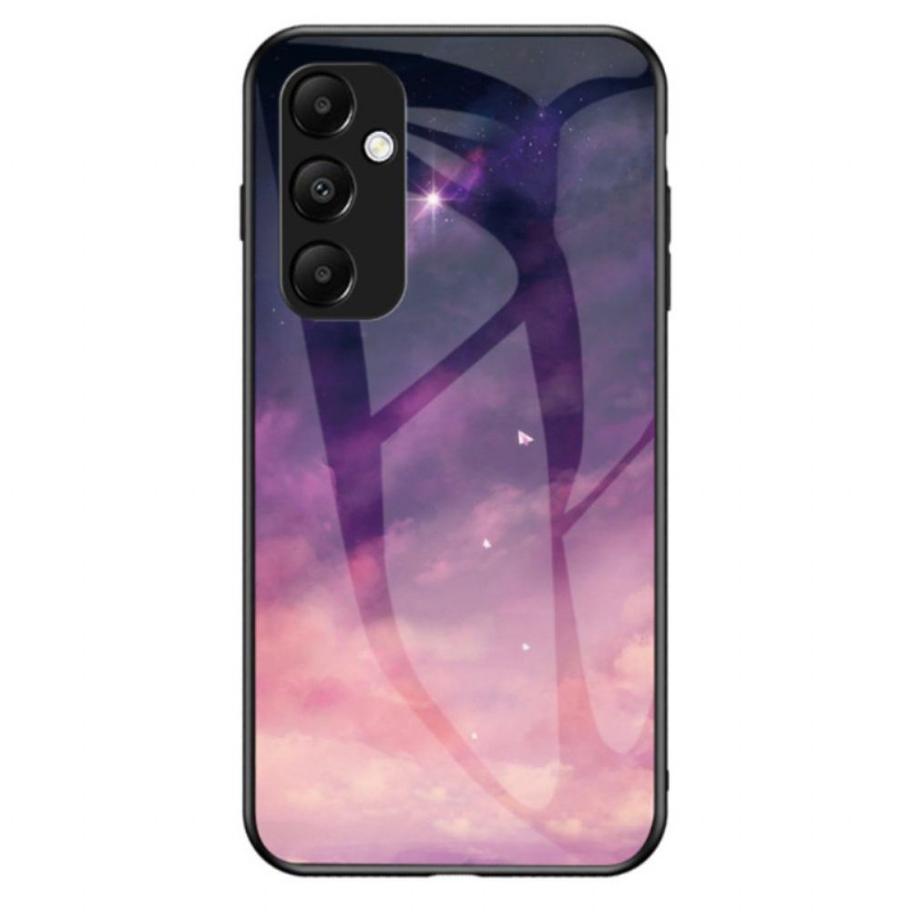 Cover Hoesje Samsung Galaxy A55 5g Telefoonhoesje Hemelgehard Glas