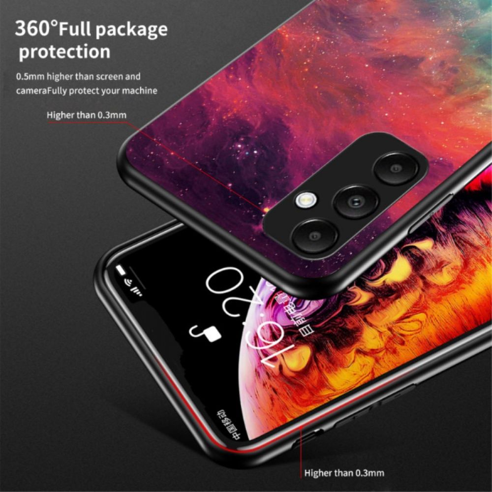 Cover Hoesje Samsung Galaxy A55 5g Telefoonhoesje Hemelgehard Glas