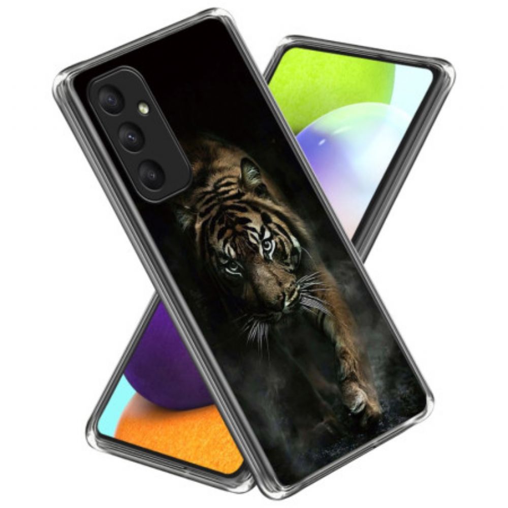 Cover Hoesje Samsung Galaxy A55 5g Telefoonhoesje Tijger