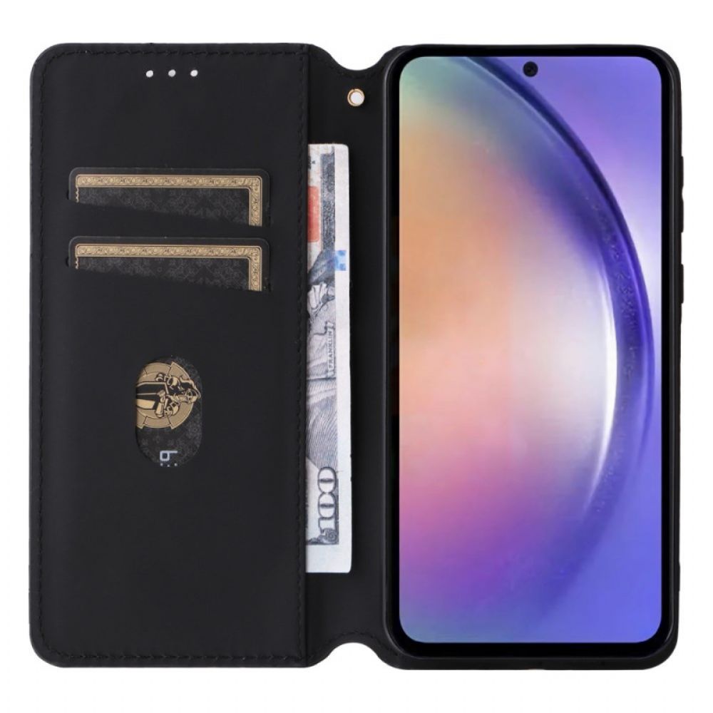 Folio-hoesje Samsung Galaxy A55 5g 3d Diamanten