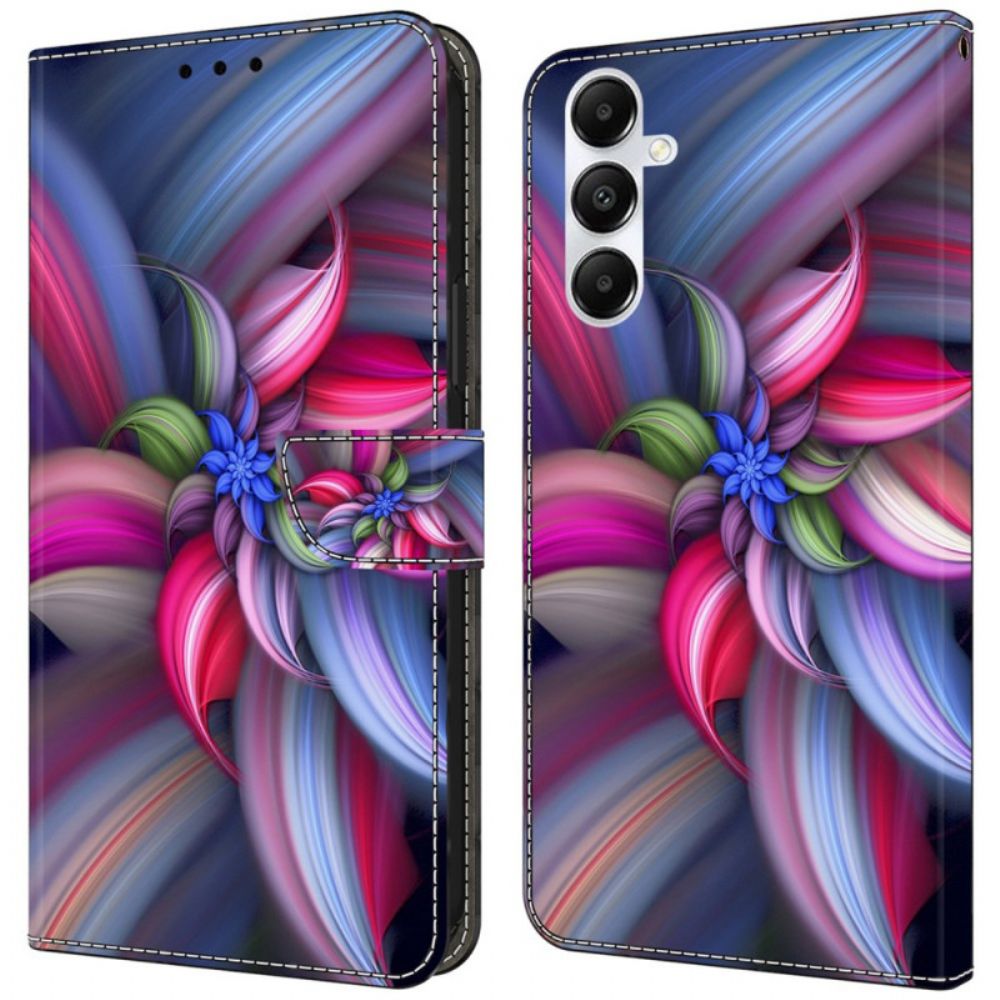 Folio-hoesje Samsung Galaxy A55 5g Bloem In Kleur