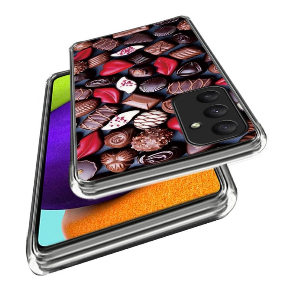 Hoesje Samsung Galaxy A55 5g Creatieve Chocolaatjes