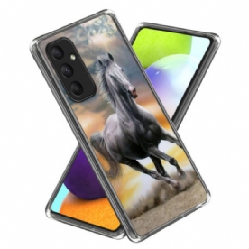 Hoesje Samsung Galaxy A55 5g Galopperend Paard Bescherming Hoesje