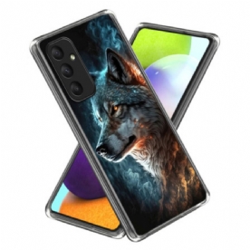 Hoesje Samsung Galaxy A55 5g Wilde Wolf