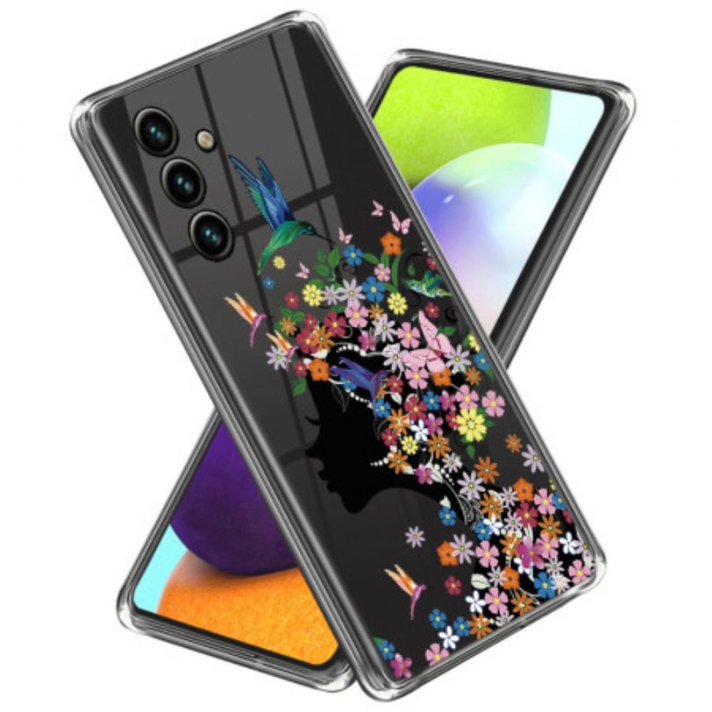 Hoesje Voor Samsung Galaxy A55 5g Bloemhoofd