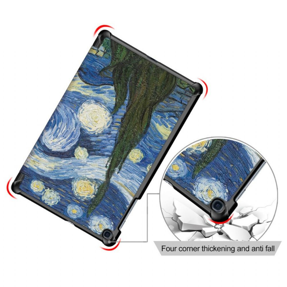 Bescherming Hoesje voor Samsung Galaxy Tab A 10.1 (2019) Verbeterde Van Gogh