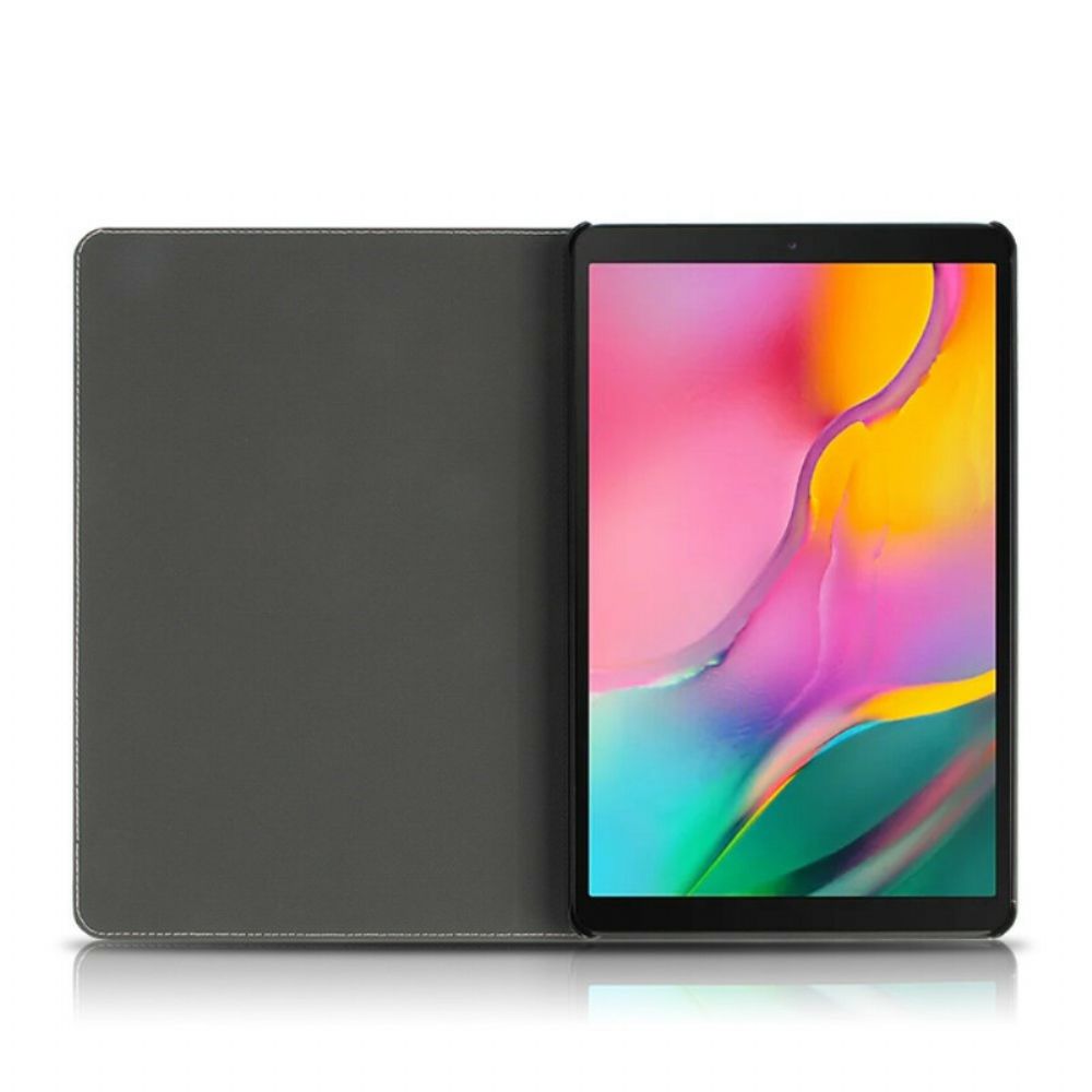 Case voor Samsung Galaxy Tab A 10.1 (2019) Echt Leer Premium Stijl