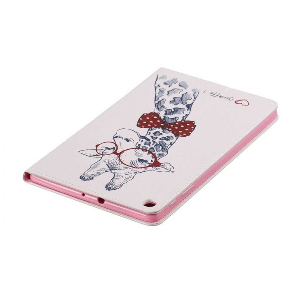 Case voor Samsung Galaxy Tab A 10.1 (2019) Nerdy Giraf