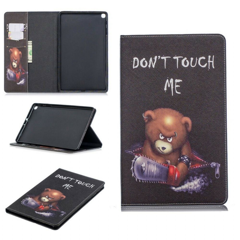 Cover voor Samsung Galaxy Tab A 10.1 (2019) Gevaarlijke Beer