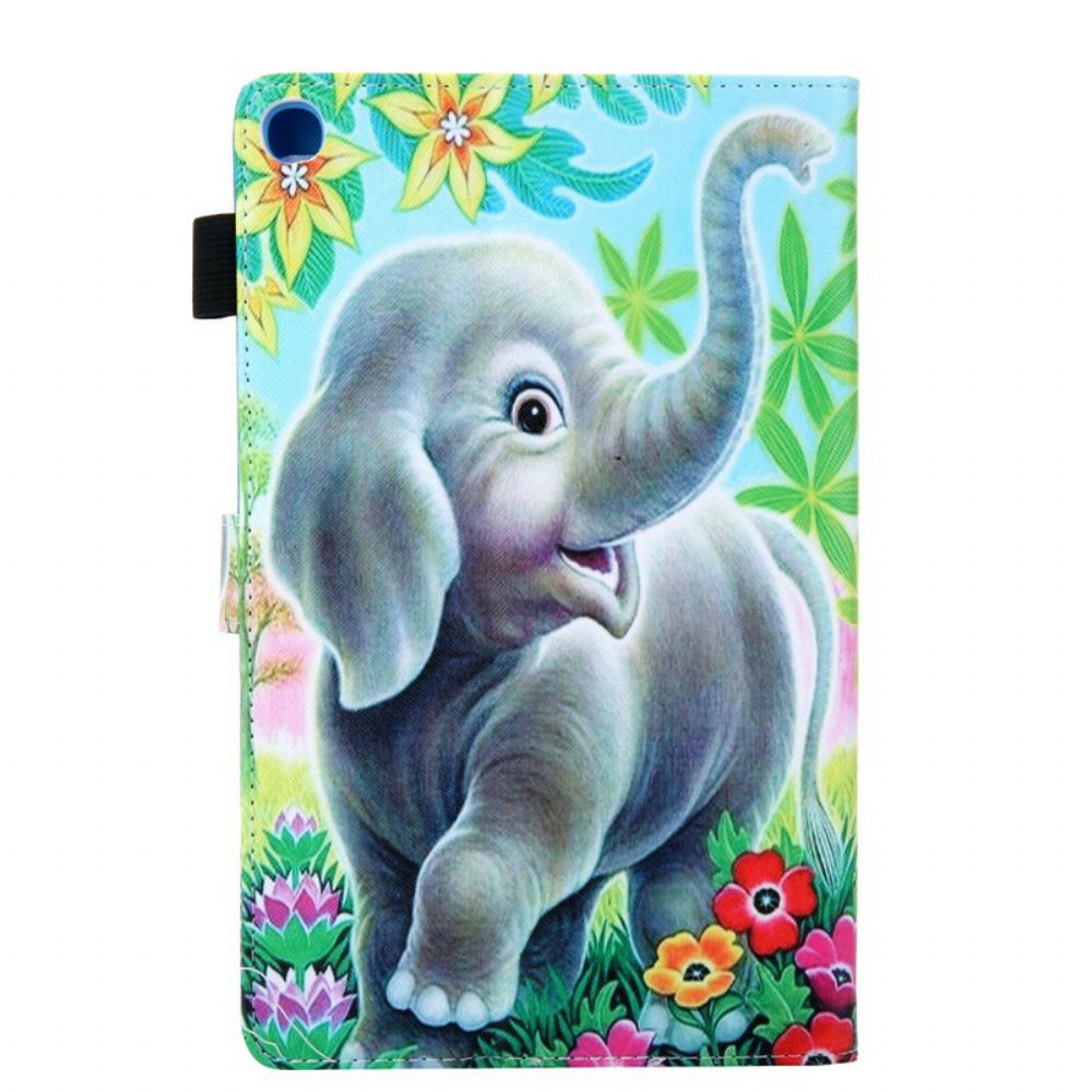 Cover voor Samsung Galaxy Tab A 10.1 (2019) Leuke Olifant