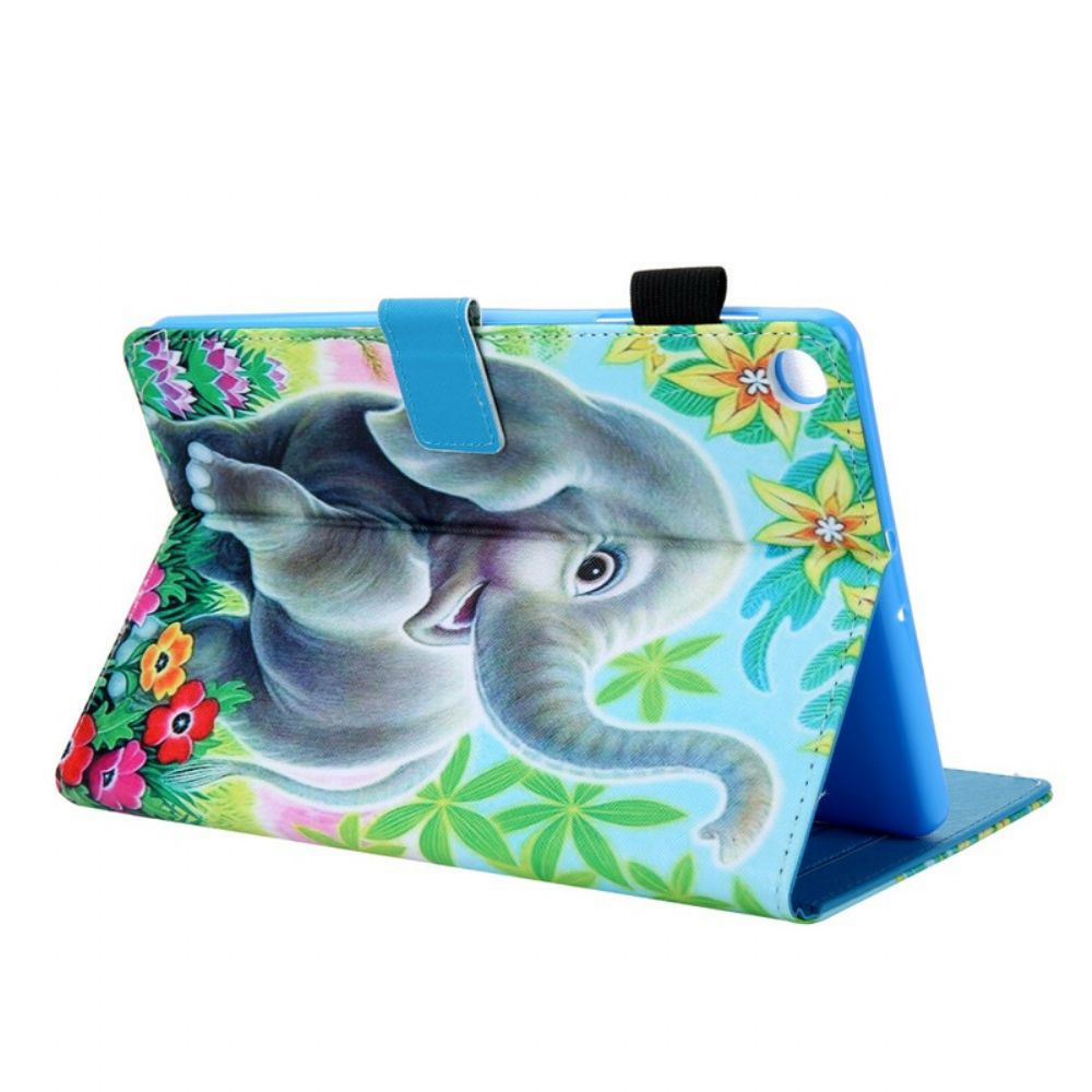 Cover voor Samsung Galaxy Tab A 10.1 (2019) Leuke Olifant