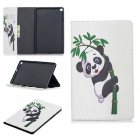 Cover voor Samsung Galaxy Tab A 10.1 (2019) Panda Bamboe