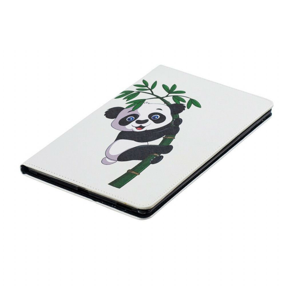 Cover voor Samsung Galaxy Tab A 10.1 (2019) Panda Bamboe