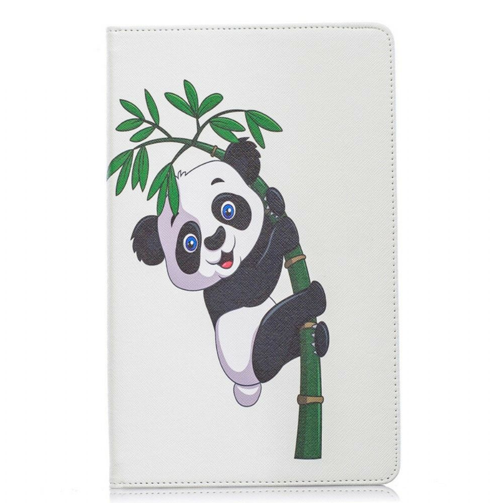 Cover voor Samsung Galaxy Tab A 10.1 (2019) Panda Bamboe