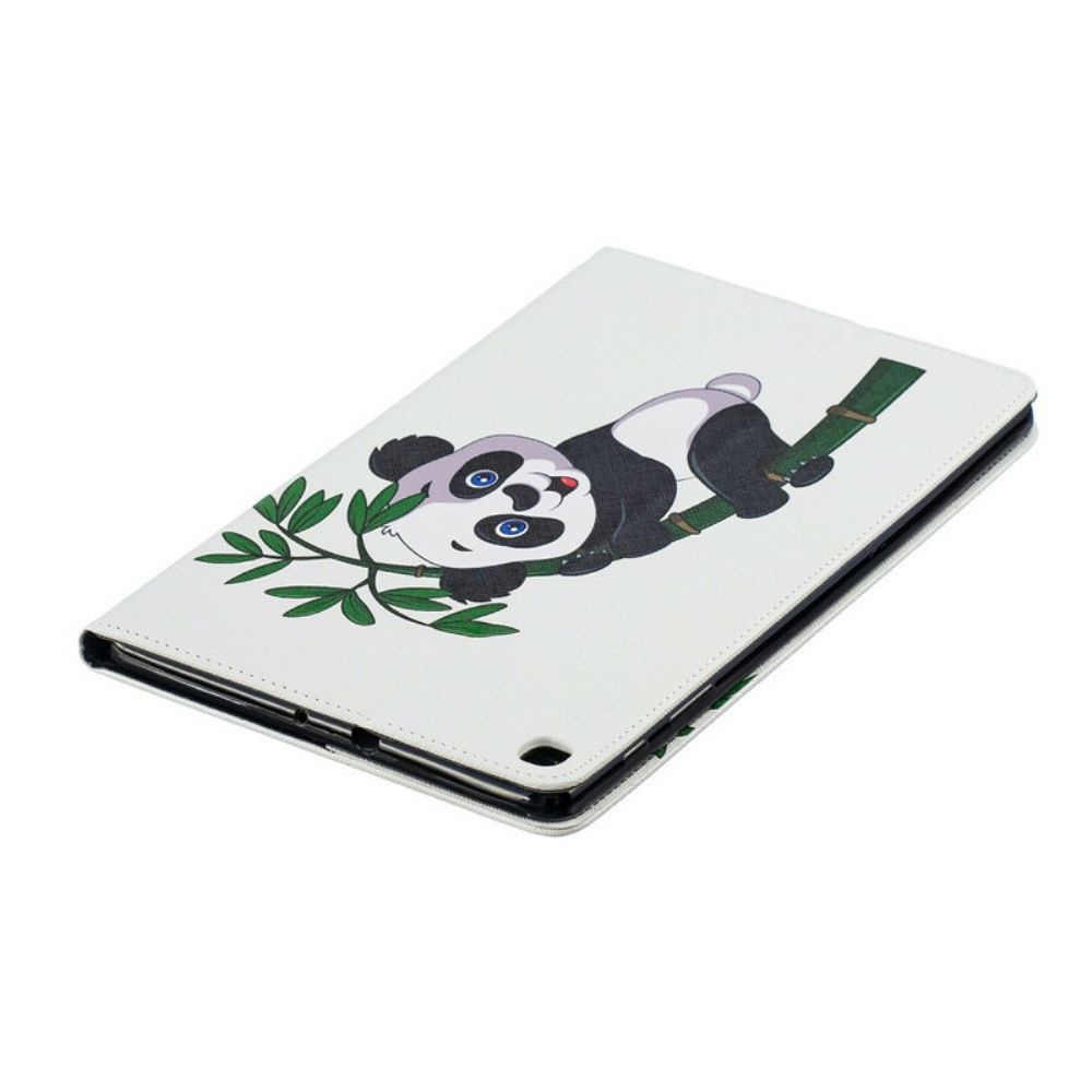 Cover voor Samsung Galaxy Tab A 10.1 (2019) Panda Bamboe