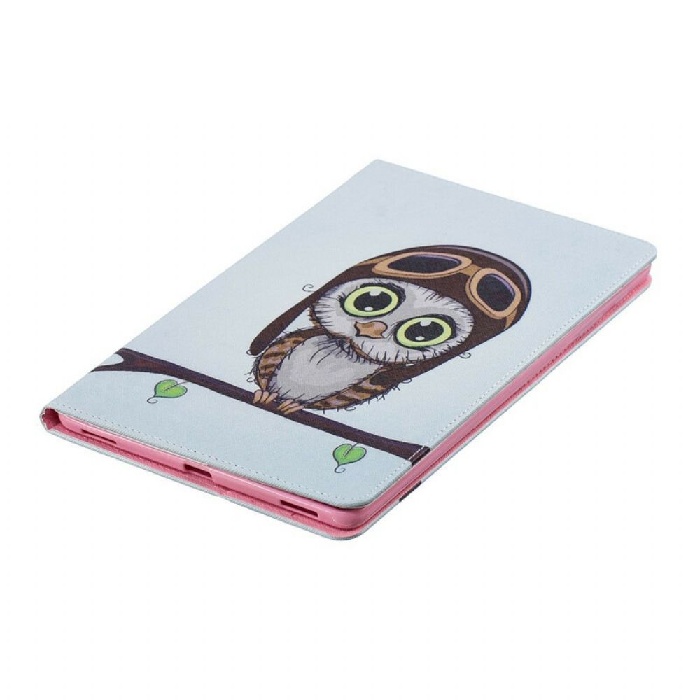 Cover voor Samsung Galaxy Tab A 10.1 (2019) Vliegenier Uil