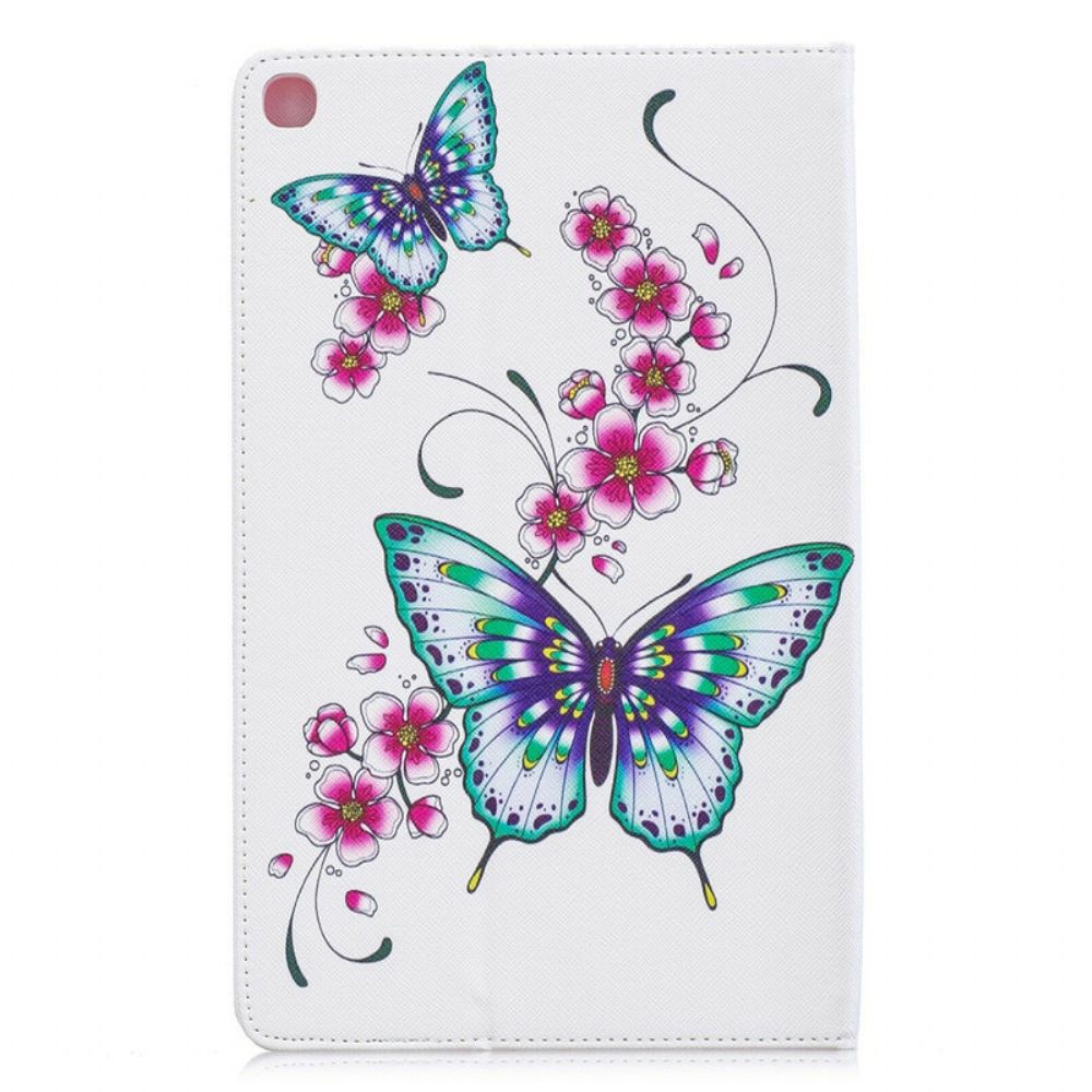 Cover voor Samsung Galaxy Tab A 10.1 (2019) Vlinders Serie