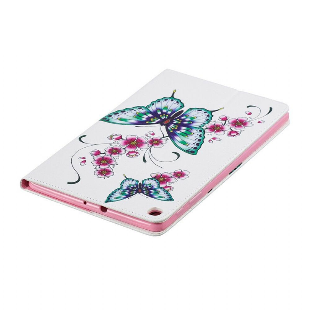 Cover voor Samsung Galaxy Tab A 10.1 (2019) Vlinders Serie