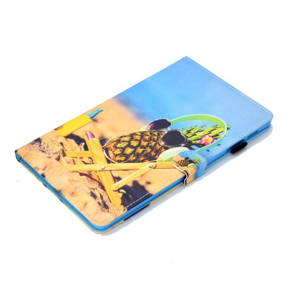 Flip Case voor Samsung Galaxy Tab A 10.1 (2019) Ananasstrand