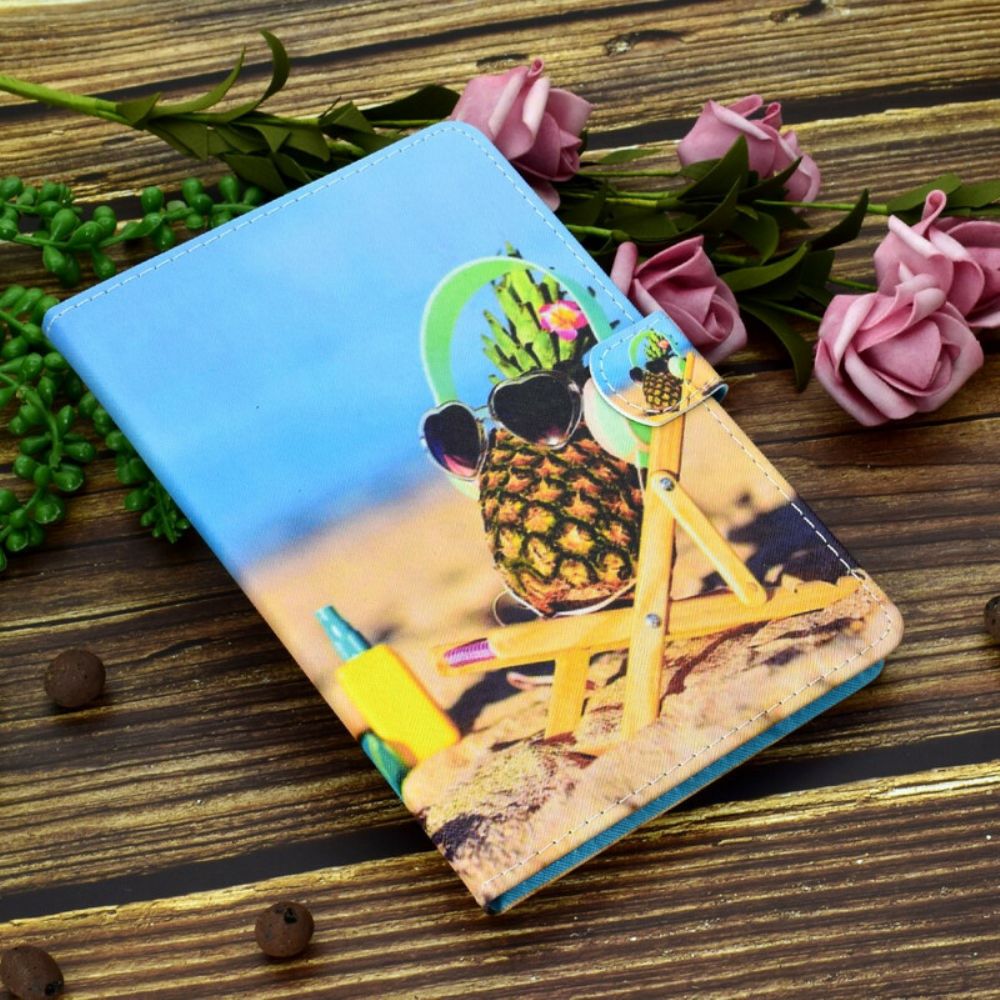 Flip Case voor Samsung Galaxy Tab A 10.1 (2019) Ananasstrand