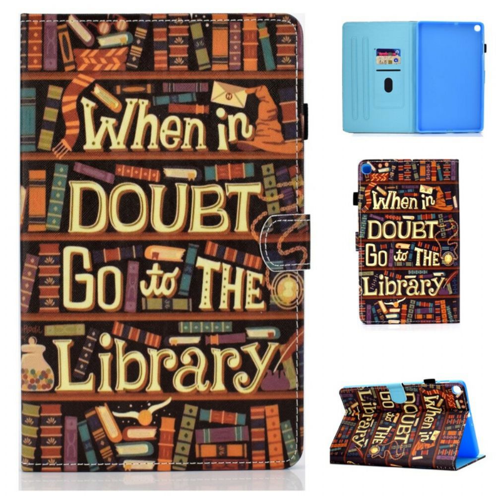 Flip Case voor Samsung Galaxy Tab A 10.1 (2019) Bibliotheek