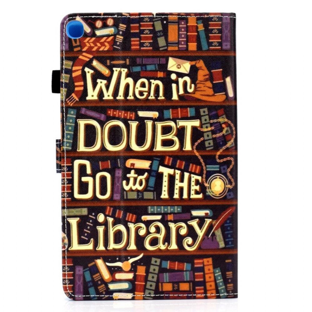 Flip Case voor Samsung Galaxy Tab A 10.1 (2019) Bibliotheek