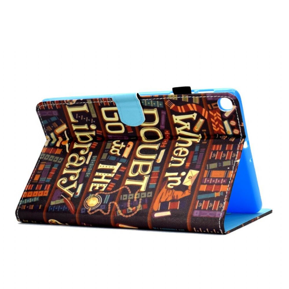 Flip Case voor Samsung Galaxy Tab A 10.1 (2019) Bibliotheek