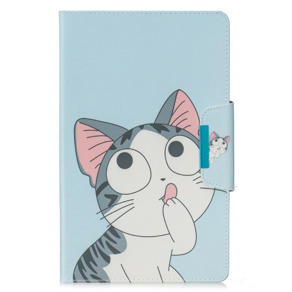 Flip Case voor Samsung Galaxy Tab A 10.1 (2019) Kattensluiting Ontwerp