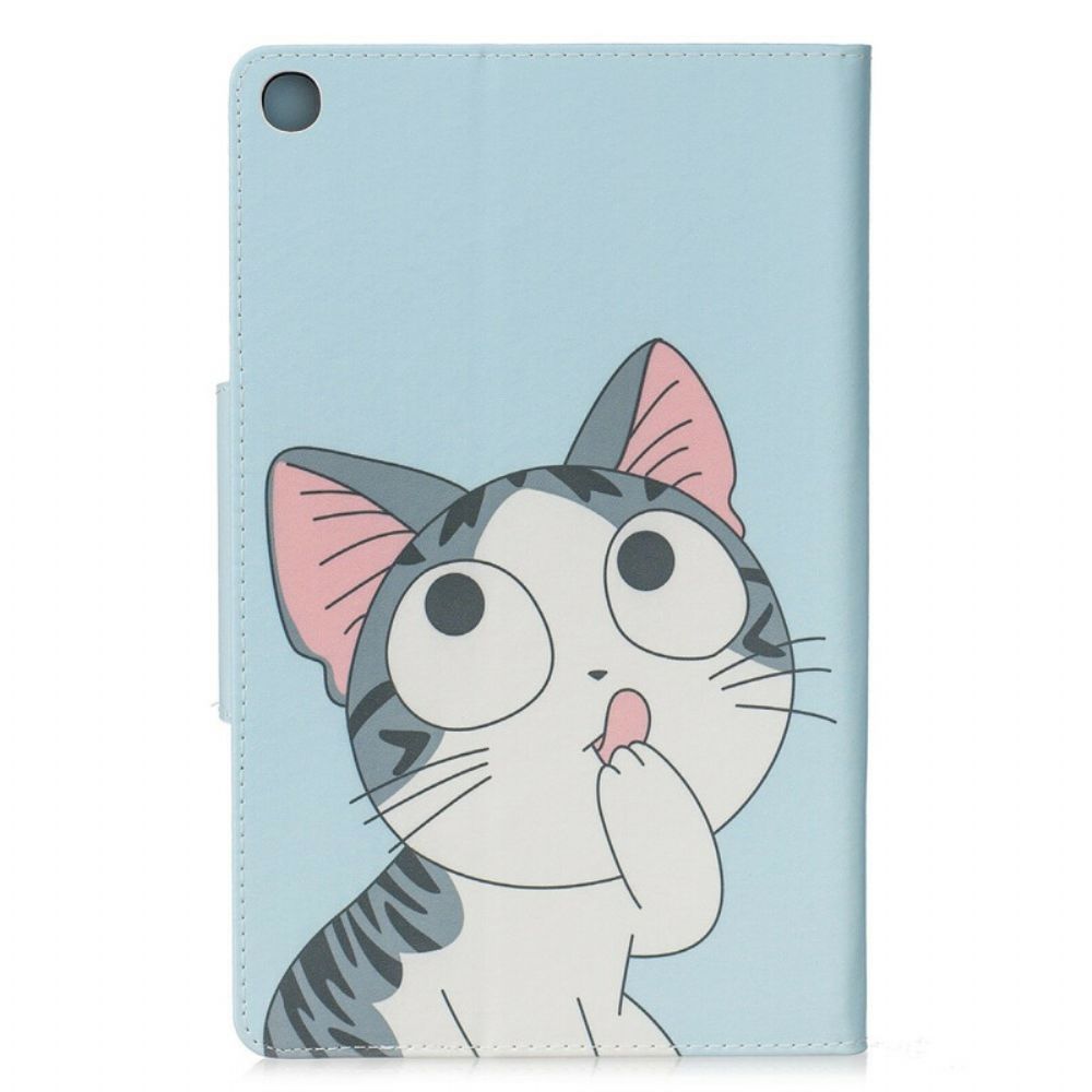 Flip Case voor Samsung Galaxy Tab A 10.1 (2019) Kattensluiting Ontwerp