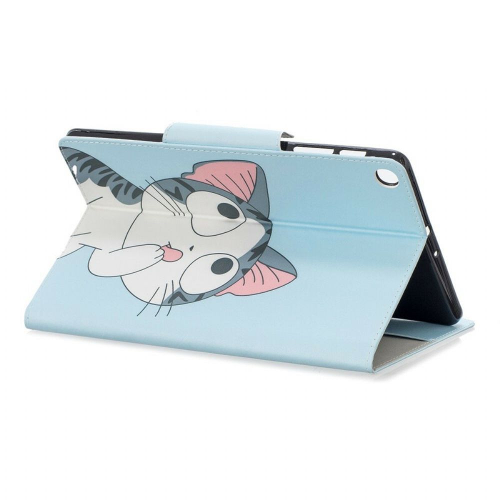 Flip Case voor Samsung Galaxy Tab A 10.1 (2019) Kattensluiting Ontwerp