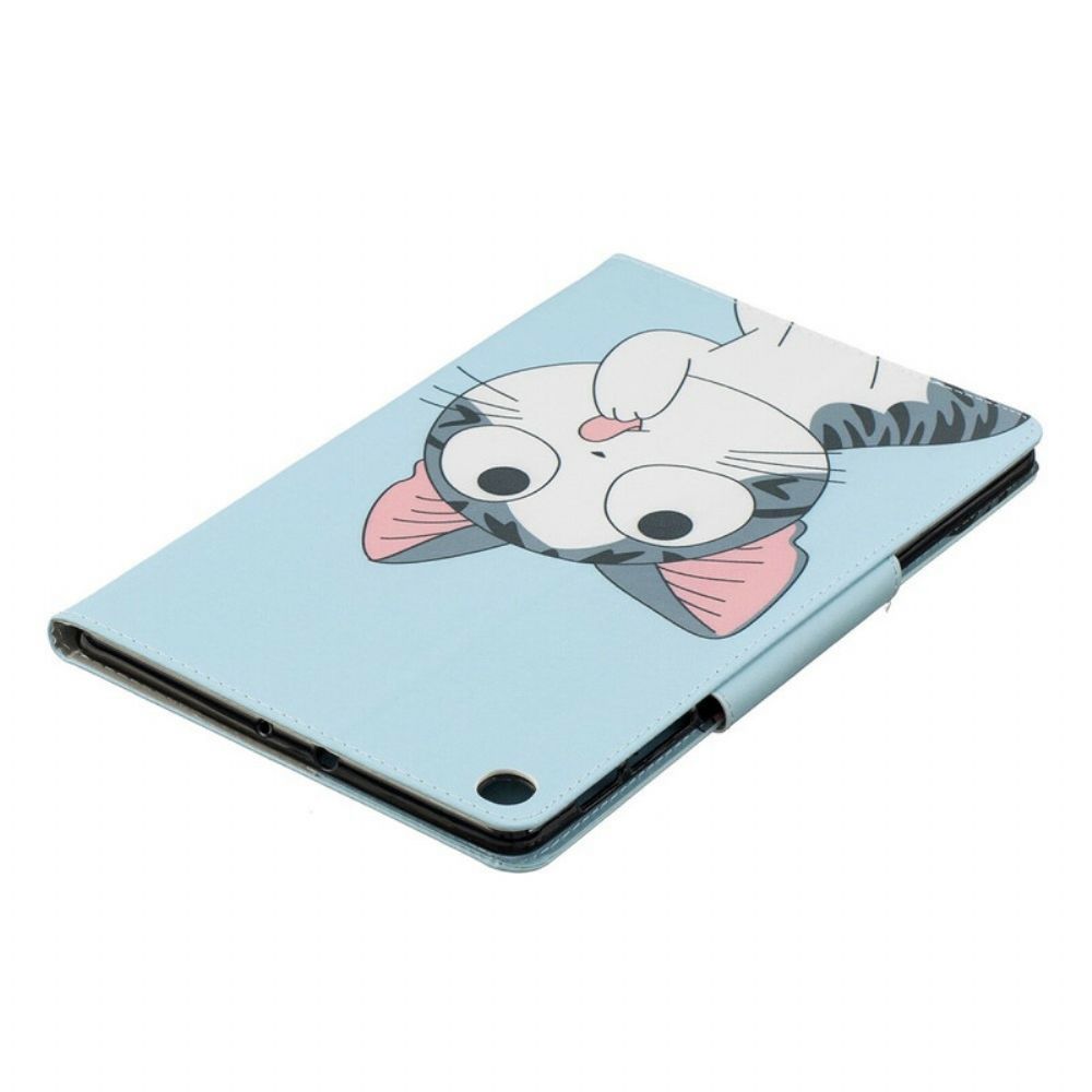 Flip Case voor Samsung Galaxy Tab A 10.1 (2019) Kattensluiting Ontwerp