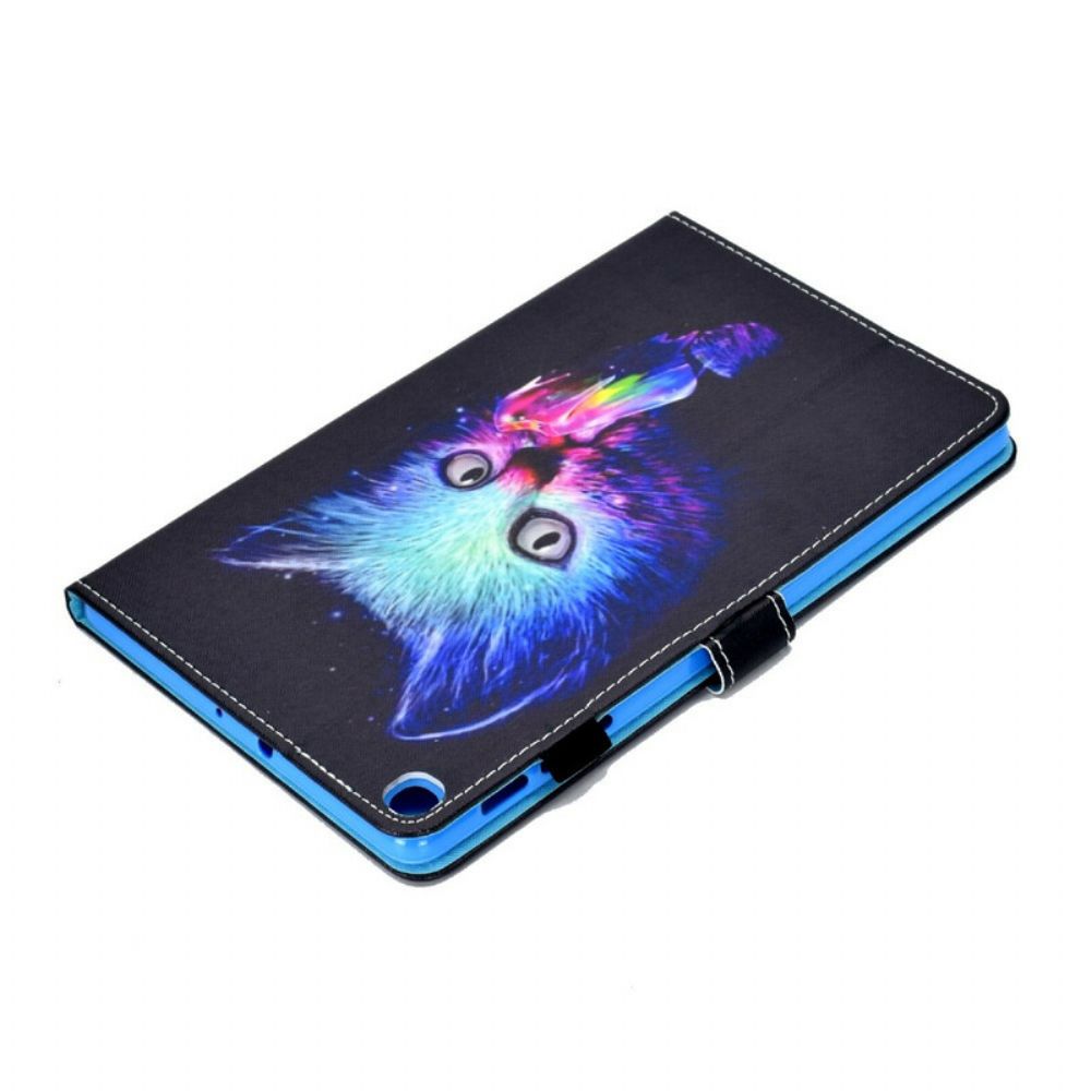 Flip Case voor Samsung Galaxy Tab A 10.1 (2019) Psycho Kat