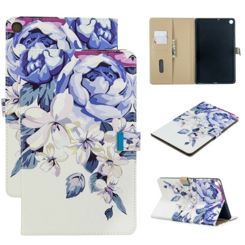 Folio-hoesje voor Samsung Galaxy Tab A 10.1 (2019) Alleen Bloemen