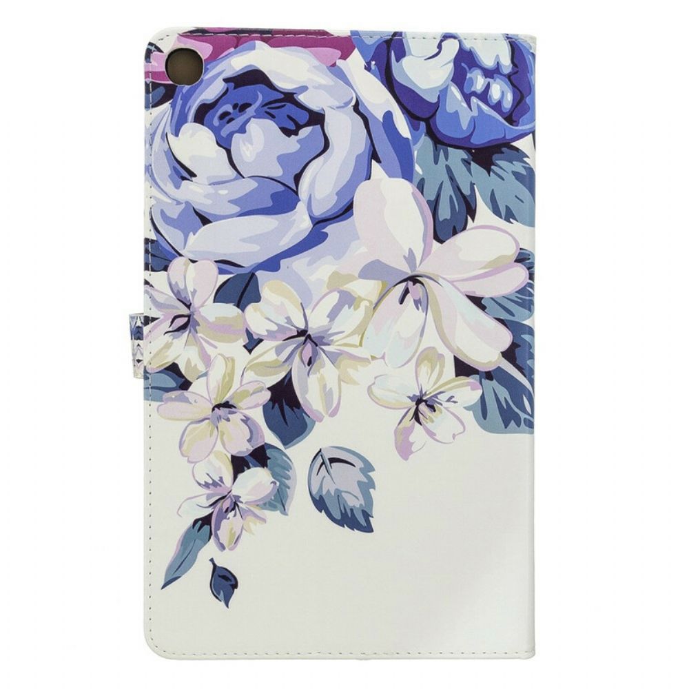 Folio-hoesje voor Samsung Galaxy Tab A 10.1 (2019) Alleen Bloemen