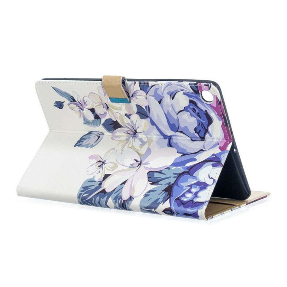 Folio-hoesje voor Samsung Galaxy Tab A 10.1 (2019) Alleen Bloemen